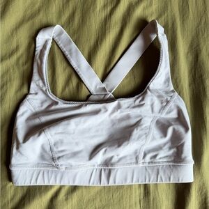 Lululemon Athletica White Sports Bra